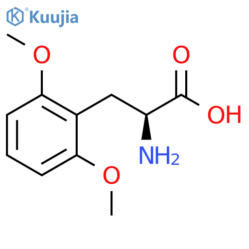 2-amino-3-(2,6-dimethoxyphenyl)propanoic acid structure