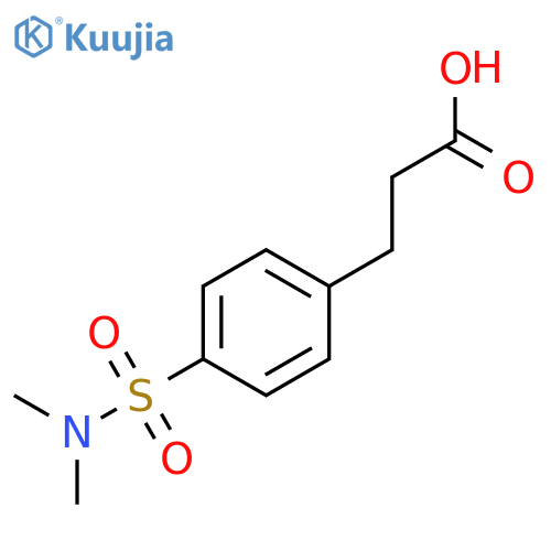 3-4-(Dimethylsulfamoyl)phenylpropanoic Acid structure