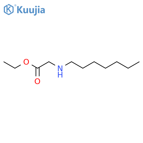 ethyl 2-(heptylamino)acetate structure