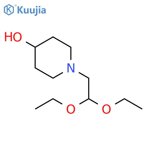 1-(2,2-diethoxyethyl)piperidin-4-ol structure