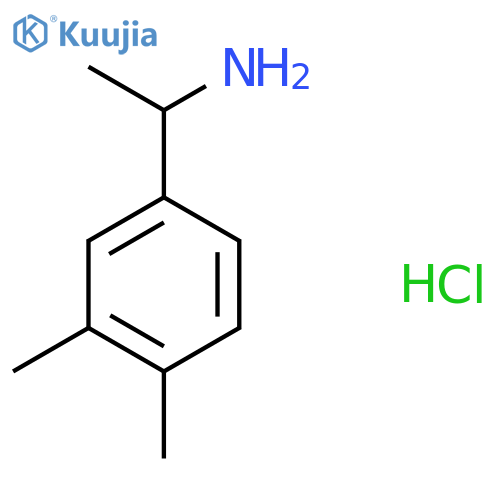 1-(3,4-Dimethylphenyl)ethanamine hydrochloride structure