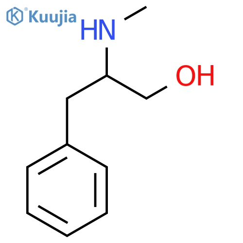 2-(methylamino)-3-phenylpropan-1-ol structure
