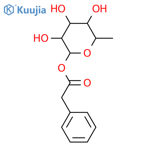 Phenylacetic acid; (6-Deoxy-α-L-talopyranosyl) ester structure