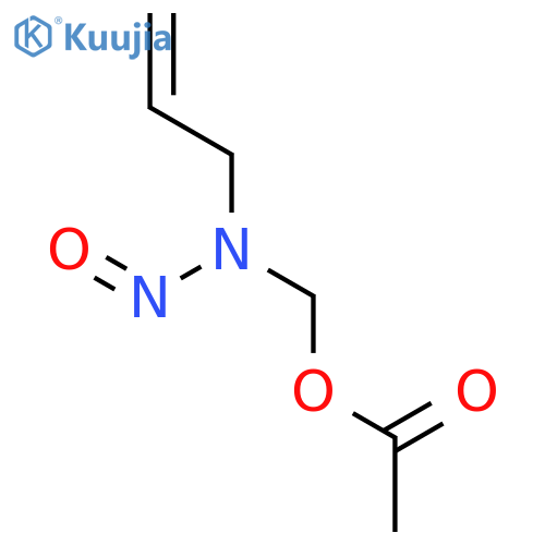 [nitroso(prop-2-en-1-yl)amino]methyl acetate structure