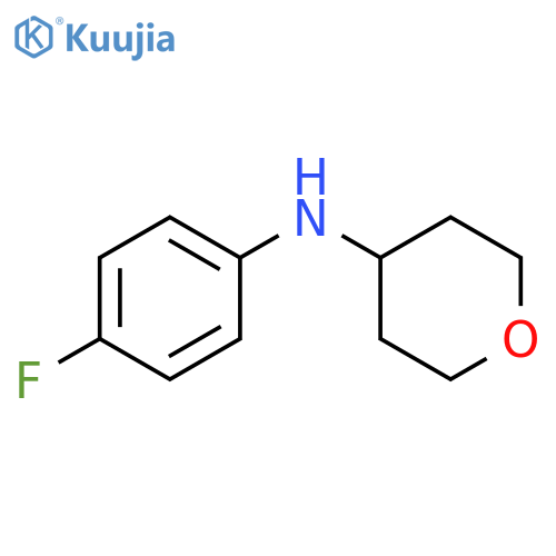 N-(4-Fluorophenyl)-N-tetrahydro-2H-pyran-4-ylamine structure