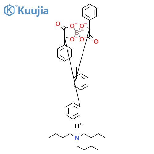 Borate(1-), bis[alpha-(hydroxy-kappa O)-alpha-phenylbenzeneacetato(2-)-kappa O]-, (T-4)-, hydrogen coMpound with N,N-dibutyl-1-butanaMine (1:1:1) (BABoTBA) structure