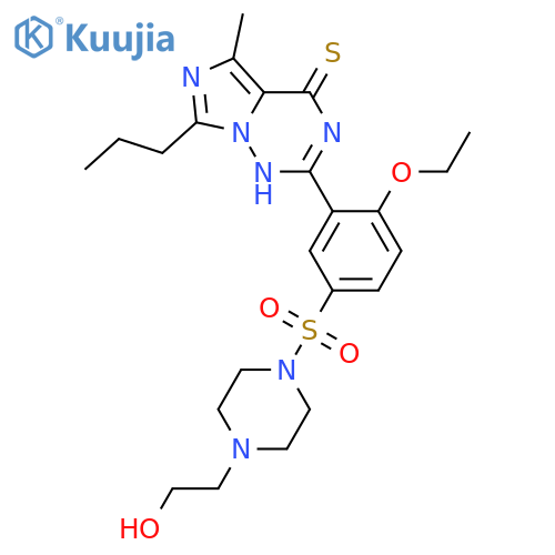 Hydroxythiovardenafil structure