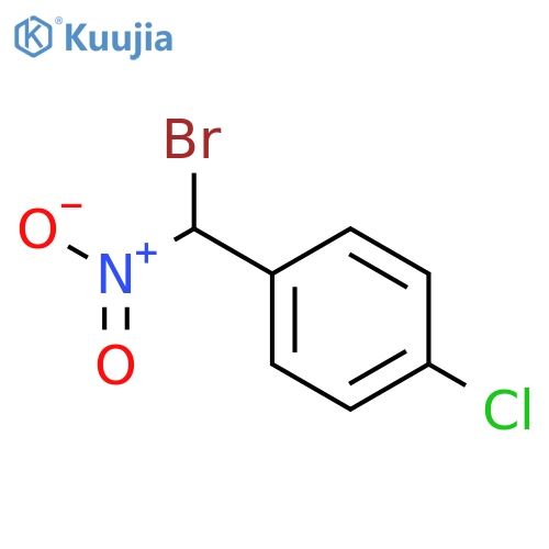 Benzene, 1-(bromonitromethyl)-4-chloro- structure