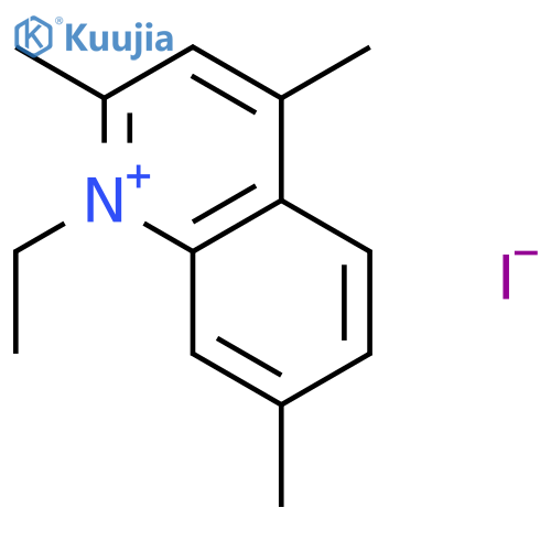 QUINOLINIUM, 1-ETHYL-2,4,7-TRIMETHYL-, IODIDE structure