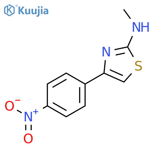 N-Methyl-4-(4-nitrophenyl)thiazol-2-amine structure