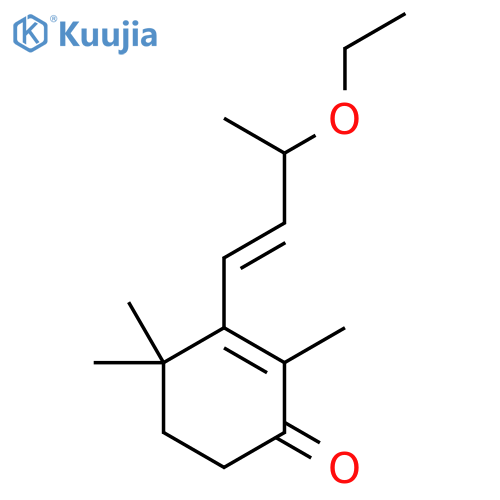 2-Cyclohexen-1-one, 3-[(1E)-3-ethoxy-1-butenyl]-2,4,4-trimethyl- structure