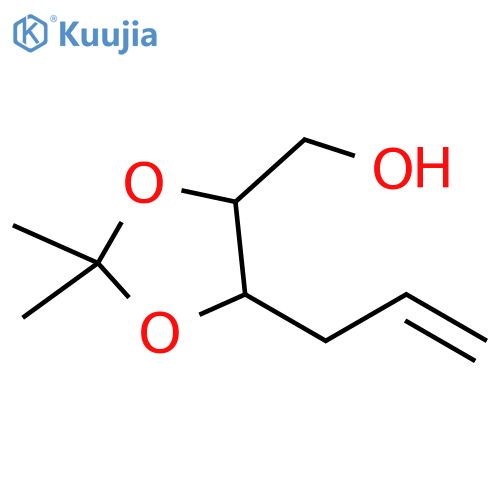 1,3-Dioxolane-4-methanol, 2,2-dimethyl-5-(2-propen-1-yl)- structure