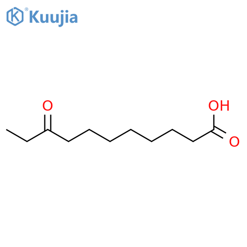Undecanoic acid, 9-oxo- structure