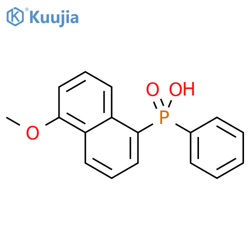 PHOSPHINIC ACID, (5-METHOXY-1-NAPHTHALENYL)PHENYL- structure