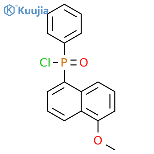 Phosphinic chloride, (5-methoxy-1-naphthalenyl)phenyl- structure