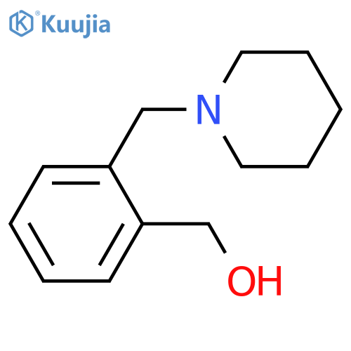 (2-(Piperidin-1-ylmethyl)phenyl)methanol structure