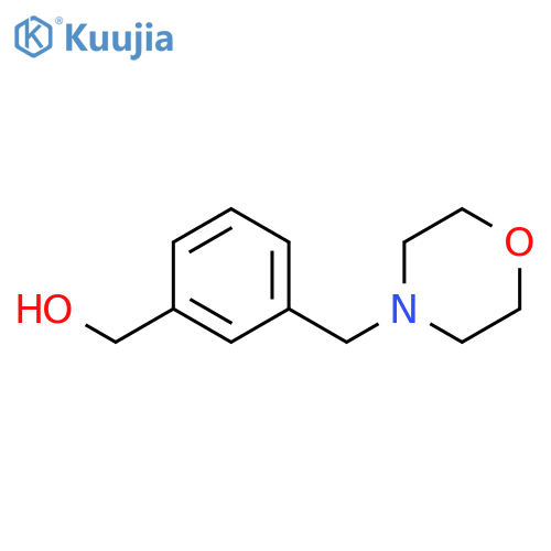 3-(morpholinomethyl)phenylmethanol structure
