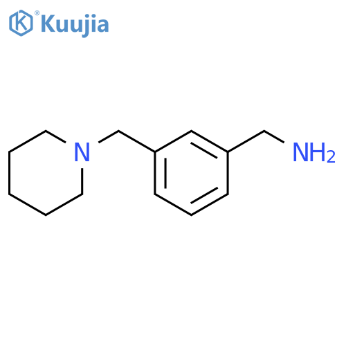 3-Piperidin-1-ylmethyl-benzylamine structure