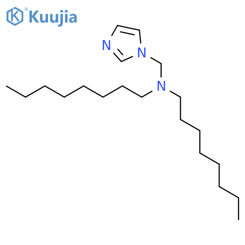 1H-IMIDAZOLE-1-METHANAMINE, N,N-DIOCTYL- structure
