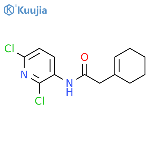 1-CYCLOHEXENE-1-ACETAMIDE, N-(2,6-DICHLORO-3-PYRIDINYL)- structure