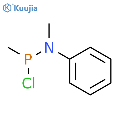 PHOSPHONAMIDOUS CHLORIDE, N,P-DIMETHYL-N-PHENYL- structure