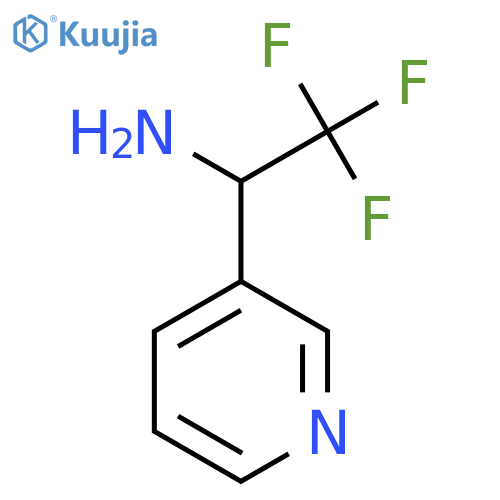 2,2,2-Trifluoro-1-(pyridin-3-yl)ethanamine structure