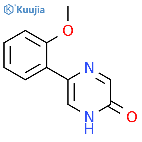 5-(2-Methoxyphenyl)-1,2-dihydropyrazin-2-one structure