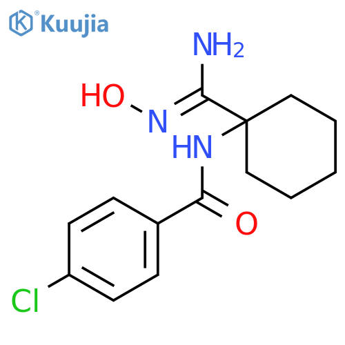 4-Chloro-N-1-(N-hydroxycarbamimidoyl)-cyclohexyl-benzamide structure