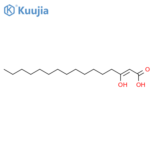 Hexadecenoic acid, 3-hydroxy- structure