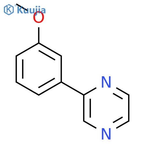 2-(3-METHOXY-PHENYL)-PYRAZINE structure