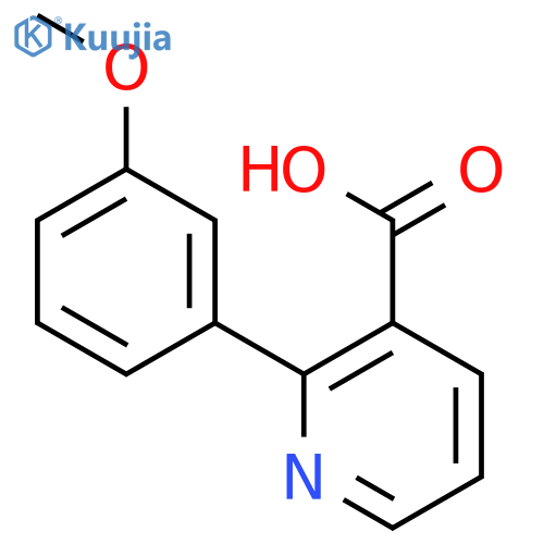 2-(3-Methoxyphenyl)nicotinic acid structure