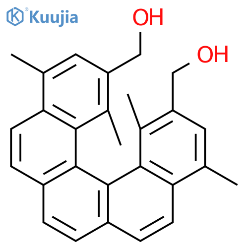 Dibenzo[c,g]phenanthrene-9,12-dimethanol, 7,10,11,14-tetramethyl- structure