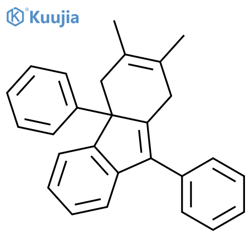 1H-Fluorene, 4,4a-dihydro-2,3-dimethyl-4a,9-diphenyl- structure