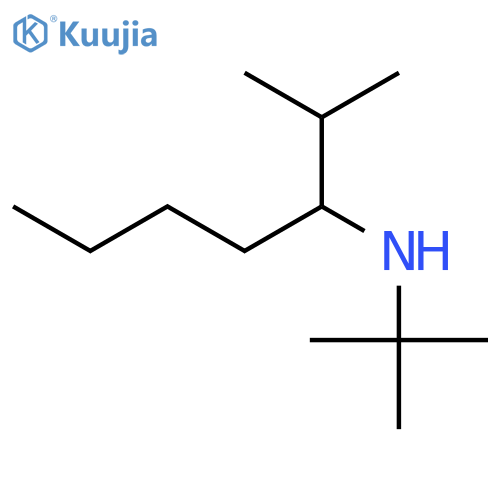 3-HEPTANAMINE, N-(1,1-DIMETHYLETHYL)-2-METHYL- structure