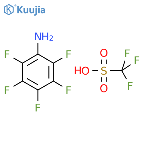 Pentafluoroanilinium Trifluoromethanesulfonate structure