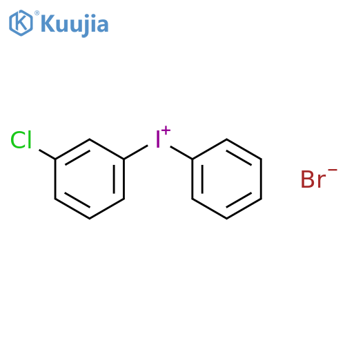 IODONIUM, (3-CHLOROPHENYL)PHENYL-, BROMIDE structure