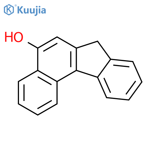 7H-BENZO[C]FLUOREN-5-OL structure