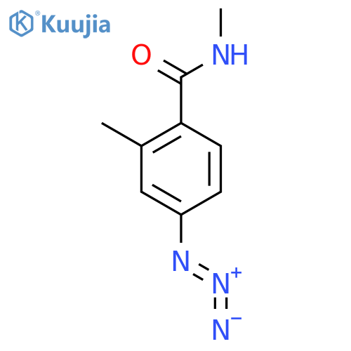 Benzamide, 4-azido-N,2-dimethyl- structure