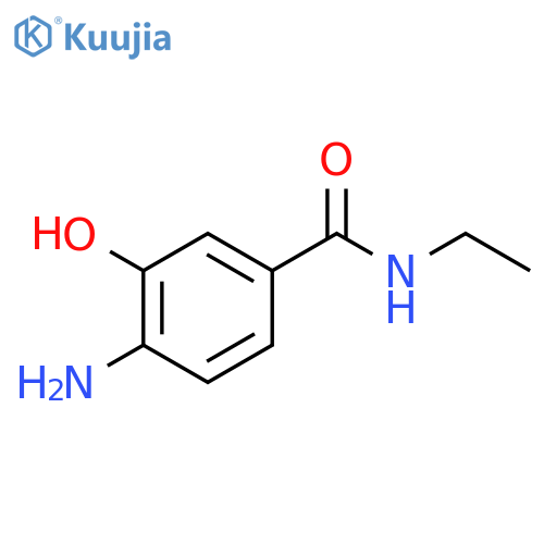4-amino-N-ethyl-3-hydroxybenzamide structure