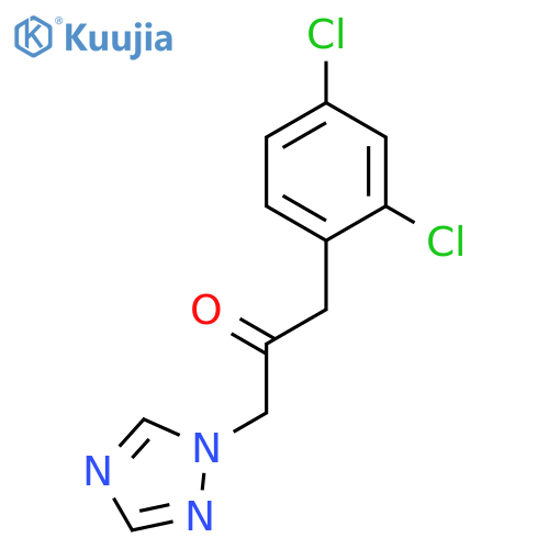 2-Propanone, 1-(2,4-dichlorophenyl)-3-(1H-1,2,4-triazol-1-yl)- structure