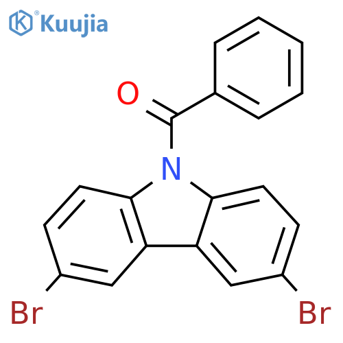 9-Benzoyl-3,6-dibromo-9H-carbazole structure