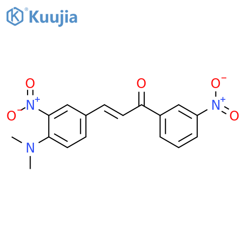 2-PROPEN-1-ONE, 3-[4-(DIMETHYLAMINO)-3-NITROPHENYL]-1-(3-NITROPHENYL)- structure