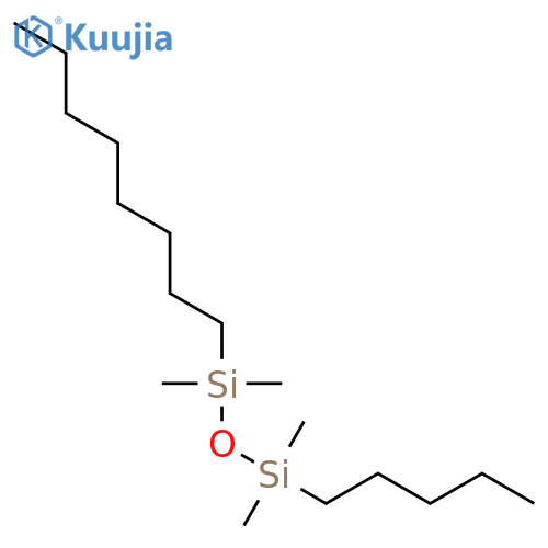 DISILOXANE, 1,1,3,3-TETRAMETHYL-1-OCTYL-3-PENTYL- structure