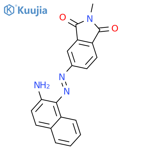 1H-Isoindole-1,3(2H)-dione, 5-[(2-amino-1-naphthalenyl)azo]-2-methyl- structure