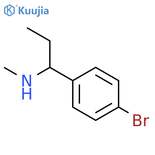 1-(4-bromophenyl)propyl(methyl)amine structure