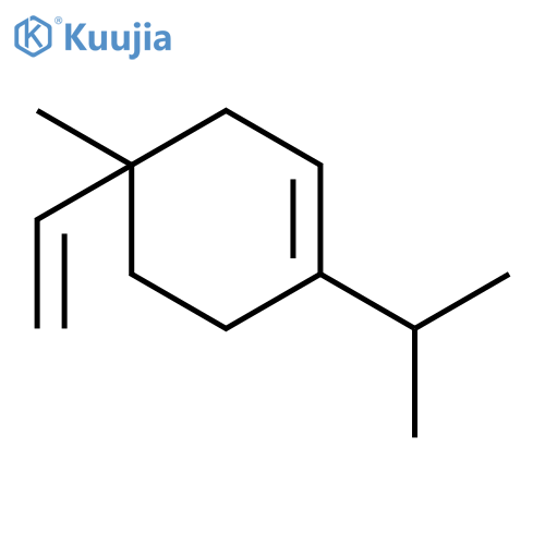 Cyclohexene, 4-ethenyl-4-methyl-1-(1-methylethyl)- structure