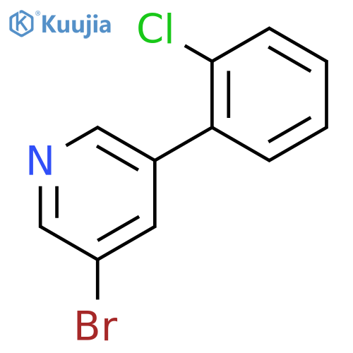 3-Bromo-5-(2-chlorophenyl)pyridine structure