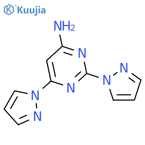 4-Pyrimidinamine, 2,6-di-1H-pyrazol-1-yl- structure