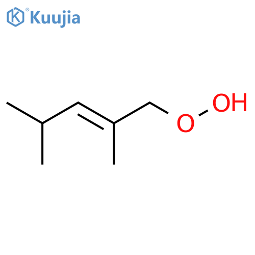 Hydroperoxide, 2,4-dimethyl-2-pentenyl structure