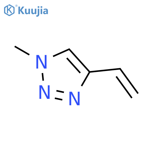 4-ethenyl-1-methyl-1H-1,2,3-triazole structure